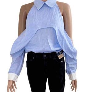 Central Park West Cold Shoulder Shirt